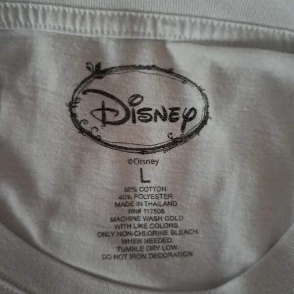 Disney Snow White White Graphic Fitted Short Sleeve Tee - Picture 2 of 2
